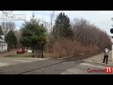Tren yolunda korkunç kaza anı: 2 ölü