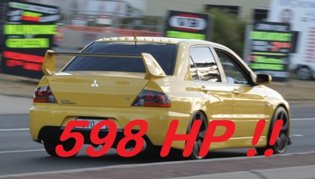 TESTS LANCER EVO 9 GSR- 598 HP gt6