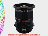 Rokinon TSL24M-P 24mm f/3.5 Tilt Shift Lens for Pentax KAF Cameras