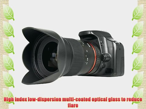 Bower SLY3514N Ultra Fast Wide-Angle 35mm f/1.4 Lens for Nikon