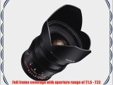 Rokinon Cine DS DS24M-N 24mm T1.5 ED AS IF UMC Full Frame Cine Wide Angle Lens for Nikon