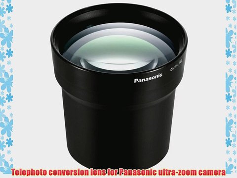 Panasonic DMW-LT55 55mm Tele Conversion Lens for Panasonic FZ7 FZ30 FZ18 and FZ50 Digital Cameras