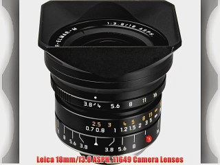 Leica 18mm/f3.8 ASPH. 11649 Camera Lenses