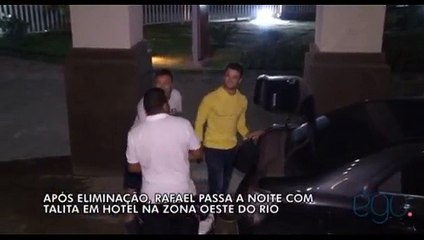 Vídeo: Rafael e Talita passam noite juntos em hotel