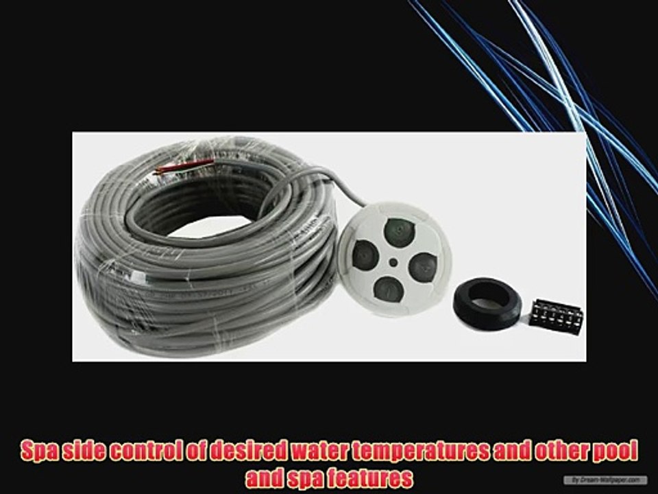 Zodiac 7441 1-Inch to 1-1/2-Inch White 4 Function SpaLink Remote Replacement for Zodiac Jandy