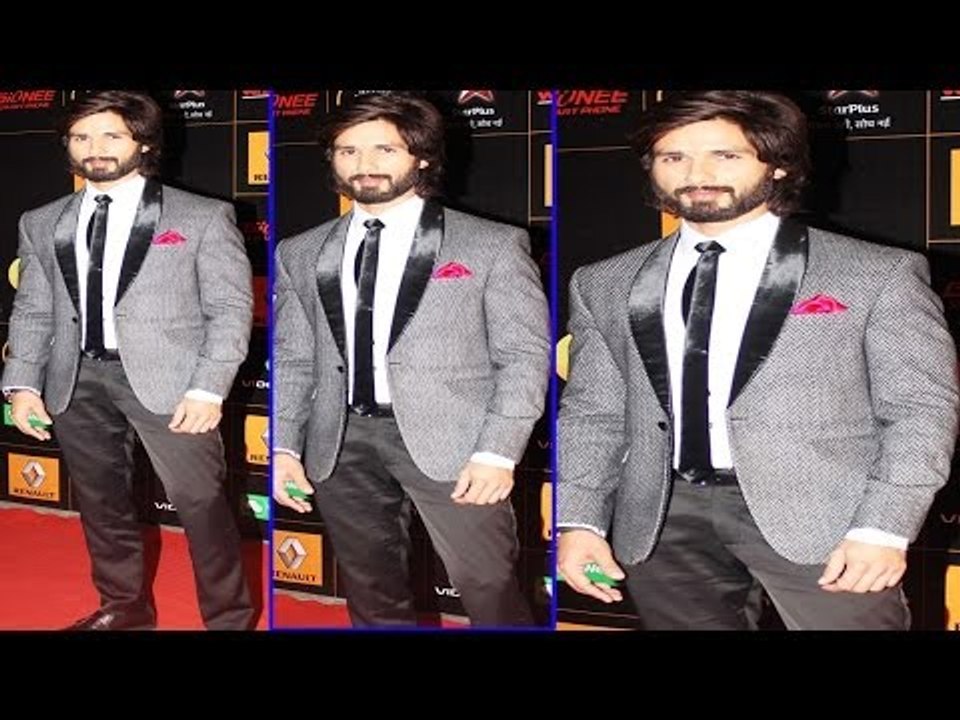 Shahid Kapoor Smarty Look @ Star Guild Awards 2014