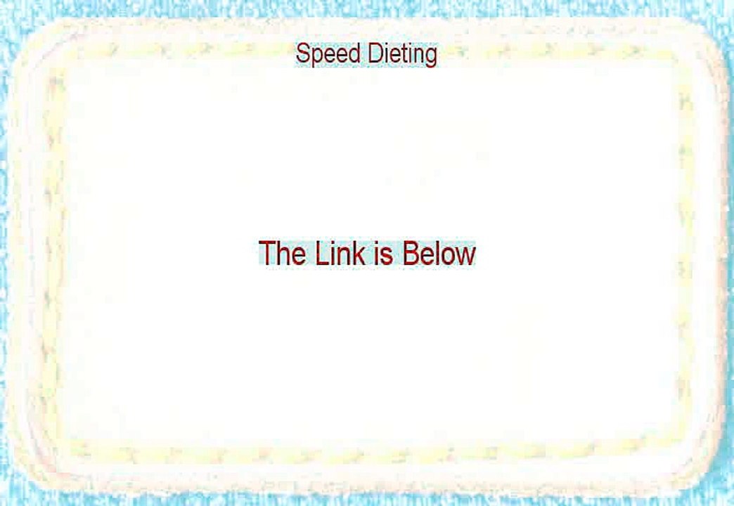 Speed Dieting Download - Free of Risk Download [2015]