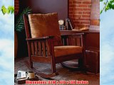 Belham Living Belham Living Remington Mission Rocker - Walnut Browns Upholstered