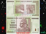 Zimbabwe Currency 50 TRILLION $ UNCIRCULATED BILLS x 25 bills (2008) AA Prefix