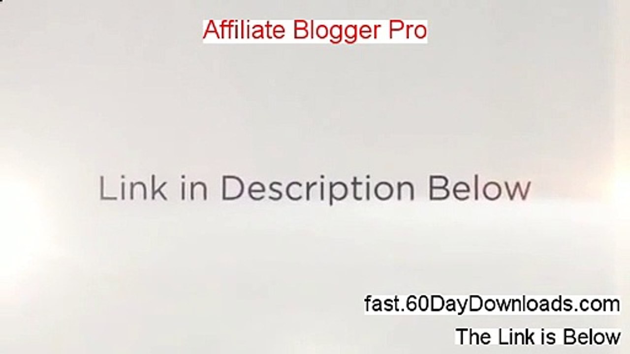 Affiliate Blogger Pro Review (Newst 2014 membership Review)
