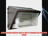 MAXLITE MLLWP40LED50 LARGE 40 WATT STANDARD LED WALL PACK 5000K