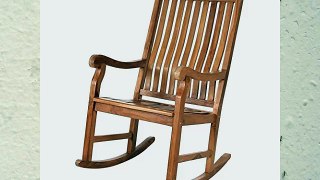 All Things Cedar All Things Cedar Teak Rocking Chair Unfinished Wood