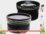 Polaroid Studio Series 52/55/58mm .43x HD Wide Angle Lens With Macro Attachment   Polaroid