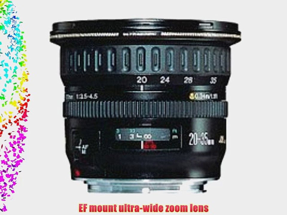 Canon EF 20-35mm f/3.5-4.5 USM Ultra Wide Angle Zoom Lens?for Canon SLR Cameras