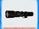 Rokinon 500P-4/3 500mm F8.0 Preset Telephoto Lens for Olympus 4/3