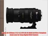 Sigma 50-500mm f/4.5-6.3 APO DG OS HSM SLD Ultra Telephoto Zoom Lens for Sony Digital DSLR