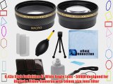 Pro Series 58mm 0.43x Wide Angle Lens   2.2x Telephoto Lens with Deluxe Lens Accessories Kit