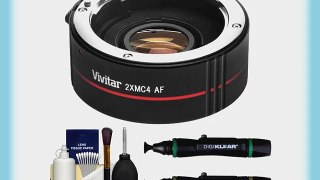 Vivitar Series 1 2x Teleconverter (4 Elements)   Accessory Kit for Sony Alpha Lenses