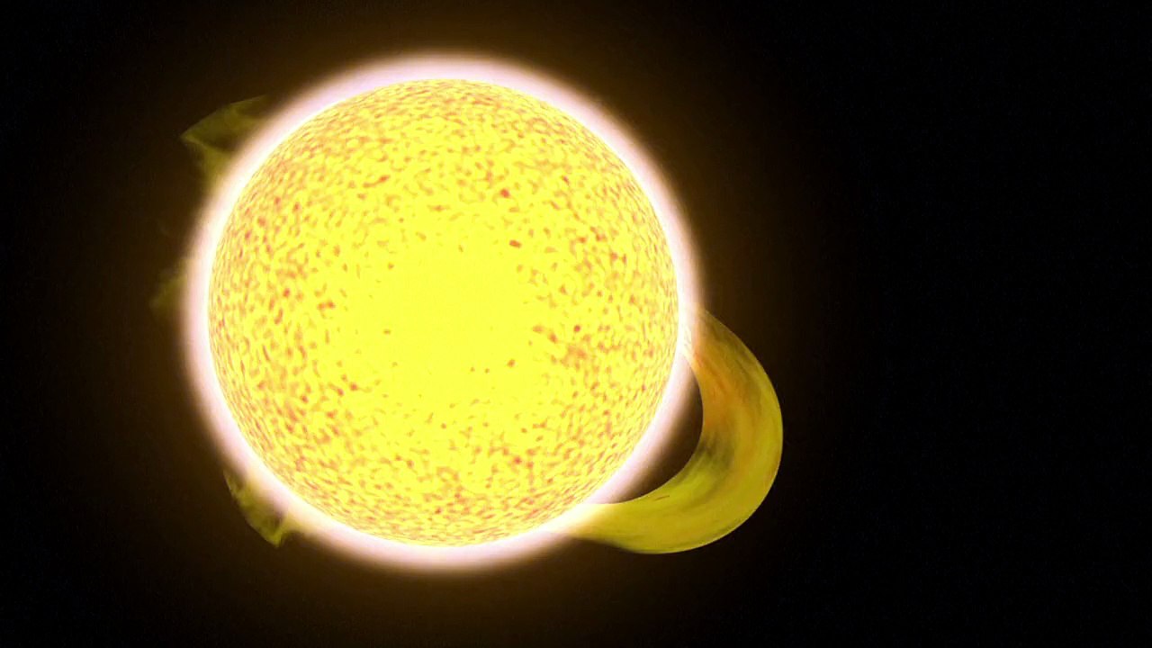 Les éruptions solaires