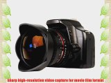 Bower SLY8VDSE Ultra-Wide 8mm T3.8 Digital Fisheye Cine Lens for Sony E (NEX) Camera