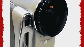 Opteka Platinum Series 0.2X Low-Profile Ninja Fisheye Lens for Sony DCR-SX45 SX45/S SX65 SX65/B