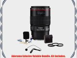 Canon EF 100mm f/2.8L IS USM Macro AF Lens Kit - U.S.A - with 67mm Photo Filter Kit Lens Cap