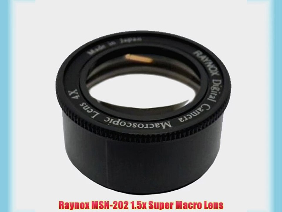 Raynox MSN-202 1.5x Super Macro Lens - video Dailymotion