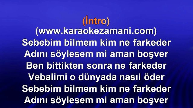 Adnan Fırat - Faili Bende - (2013 TÜRKÇE KARAOKE