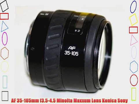 AF 35-105mm f3.5-4.5 Minolta Maxxum Lens Konica Sony