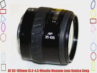 AF 35-105mm f3.5-4.5 Minolta Maxxum Lens Konica Sony
