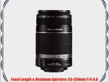 Canon EF-S 55-250mm f/4-5.6 IS Image Stabilizer Telephoto Zoom Lens   DavisMAX Microfiber Cloth