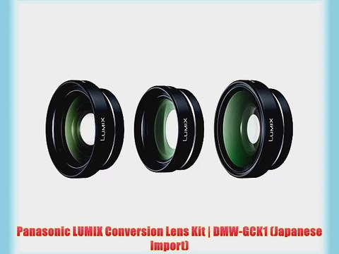 Panasonic LUMIX Conversion Lens Kit | DMW-GCK1 (Japanese Import)