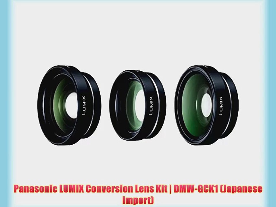 Panasonic LUMIX Conversion Lens Kit | DMW-GCK1 (Japanese Import)