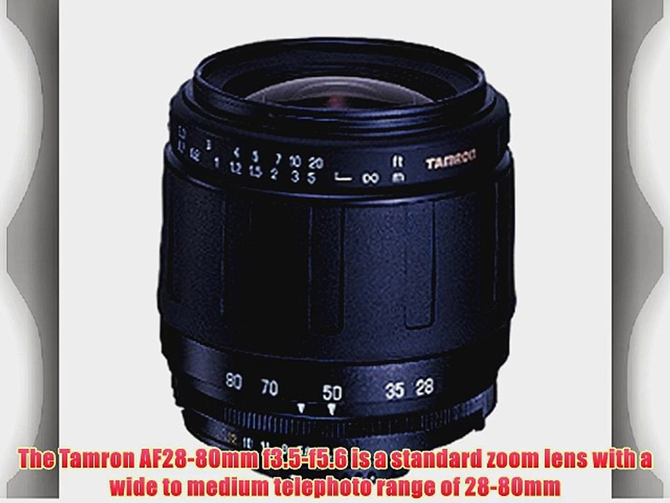 Tamron AF 28-80mm f/3.5-5.6 Aspherical Lens for Pentax Digital SLR Cameras