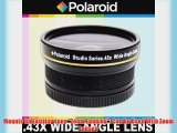 Polaroid Studio Series .43x High Definition Wide Angle Lens With Macro Attachment Includes