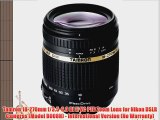 Tamron 18-270mm f/3.5-6.3 Di II VC PZD Zoom Lens for Nikon DSLR Cameras (Model B008N) - International