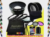 72mm Macro Close Up Kit   Wide Angle   2x Telephoto Lenses   3 Piece Filter Kit for Canon EOS