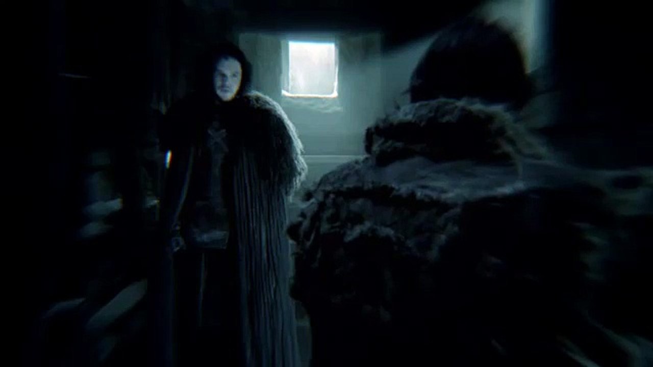 Game of Thrones Season 5 The Sight Jon Snow and Mance (HBO)