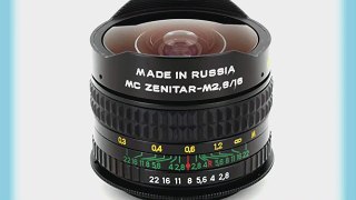 Fisheye Zenitar 2.8/16 MC Lens for Canon EOS Camera