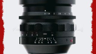 Voigtlander Nokton 50mm f/1.1 Leica M Mount Lens - Black