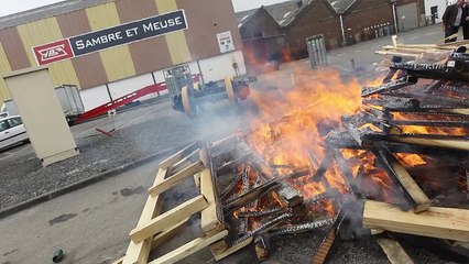 Occupation de l'usine Sambre et Meuse