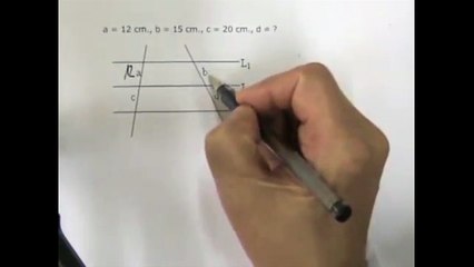 Teorema de Thales 04  - Matemática II - unidad 5