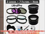 46mm Digital Pro Essential Lens   Filter Bundle Includes 2x Telephoto Lens   0.45x HD Wide