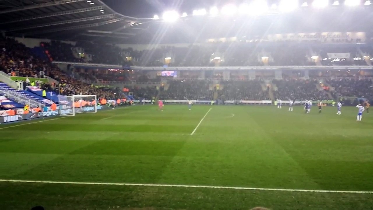 Un streaker amuse des supporters anglais (Reading - Bradford)