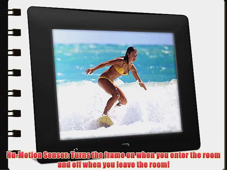 NIX 8 inch Hi-Res Digital Photo Frame with Motion Sensor (X08D)