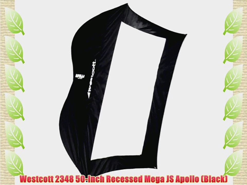 Westcott 2348 50-Inch Recessed Mega JS Apollo (Black)