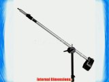 Westcott 3.9' to 6.5' Adjustable Chrome Boom Arm with 6.6 lb. Counter Weight