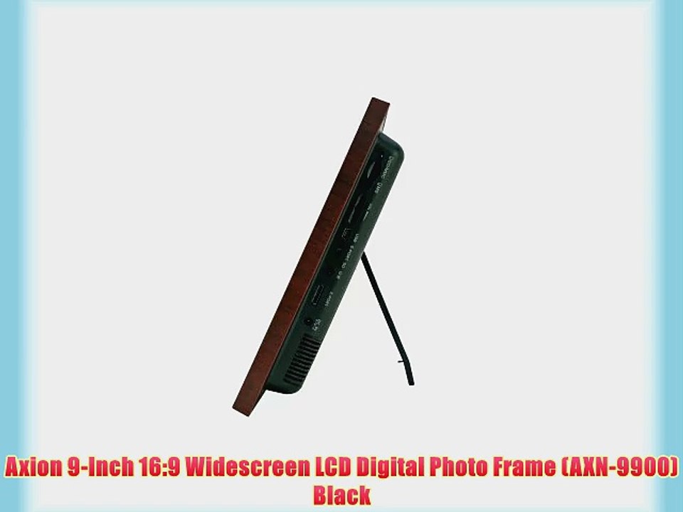 Axion 9-Inch 16:9 Widescreen LCD Digital Photo Frame (AXN-9900) Black