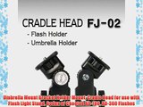 Umbrella Mount Bracket Holder Mount Cradle Head for use with Flash Light Stand Godox or Cheetah