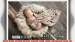 Wolf Gray/Brown Basket Stuffer Long Faux Sheepskin Faux Fur Newborn Photography Props Newborn